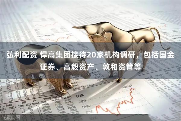 弘利配资 悍高集团接待20家机构调研，包括国金证券、高毅资产、敦和资管等