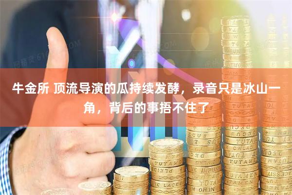 牛金所 顶流导演的瓜持续发酵，录音只是冰山一角，背后的事捂不住了